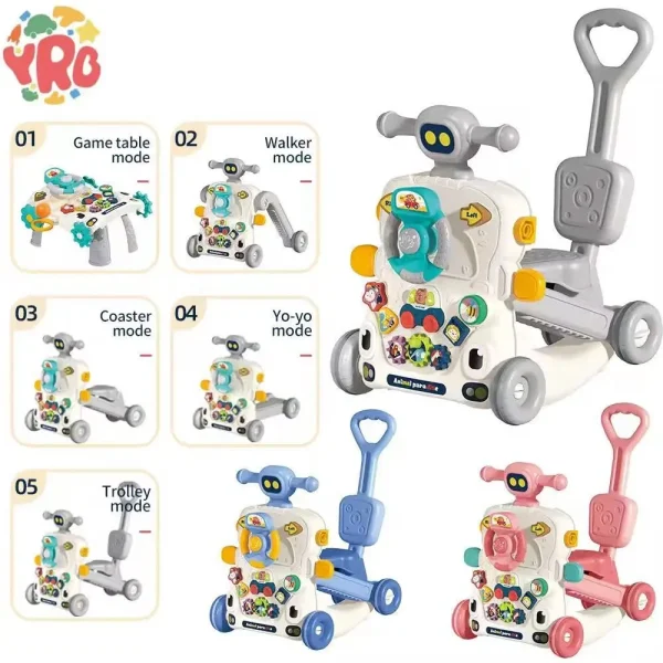 Multi-function baby walker 5-in-1