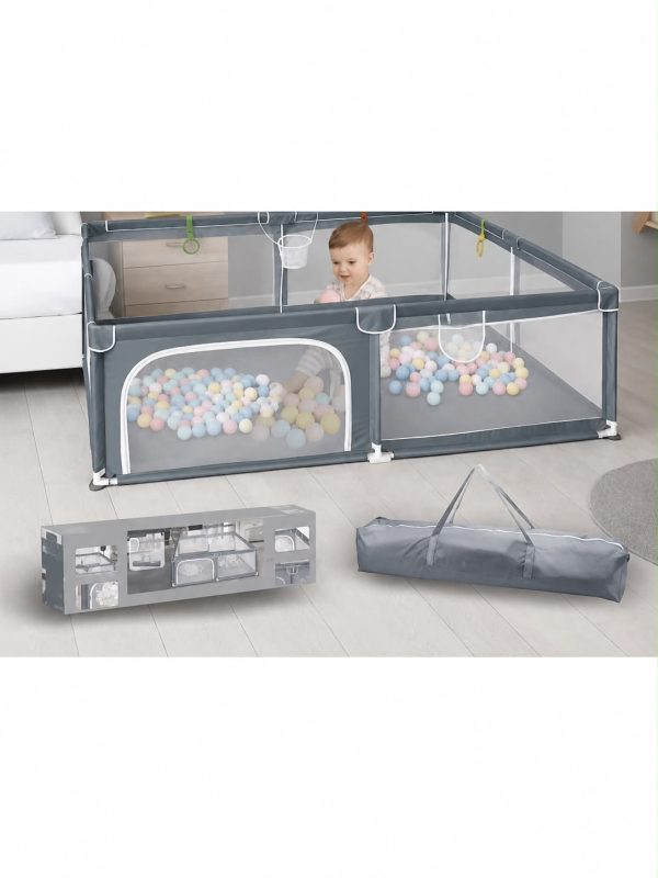 2b2337d4-3c1d-4ad9-b853-3418a8998159 Parc de jeu pliable pour bébé avec barrière de sécurité 18M+