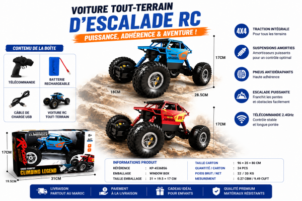 3FD50507-4563-4A10-8718-3AB1E3A251E6 Voiture Tout-Terrain RC d’Escalade 4x4