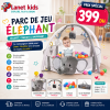 Parc de Jeu Bébé Éléphant avec 30 Balles