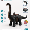 54822A8A-B6CA-4F47-B76B-70005F94F26F Dinosaure brachiosaure en caoutchouc souple à monter, avec son et lumière