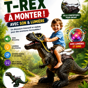 T-Rex à monter avec son et lumière