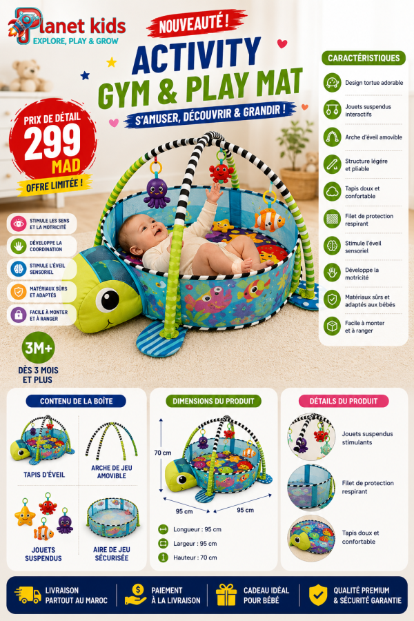 78554982-7D76-4269-B052-54FDC29E6E75 Tapis d’éveil Tortue