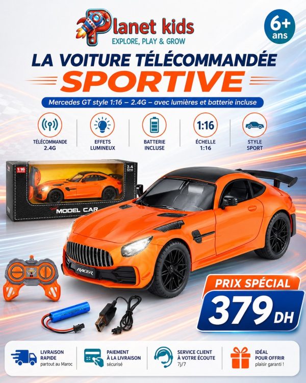 8bf6103f-4499-42b3-a081-6715c9d715bf 2 Voiture télécommandée sportive