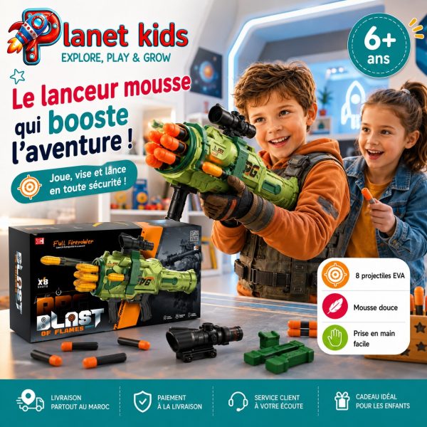 Lanceur de projectiles en mousse EVA