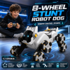 Robot Dog 8 Roues Stunt RC – Cascades 360° & Mode Tout-Terrain