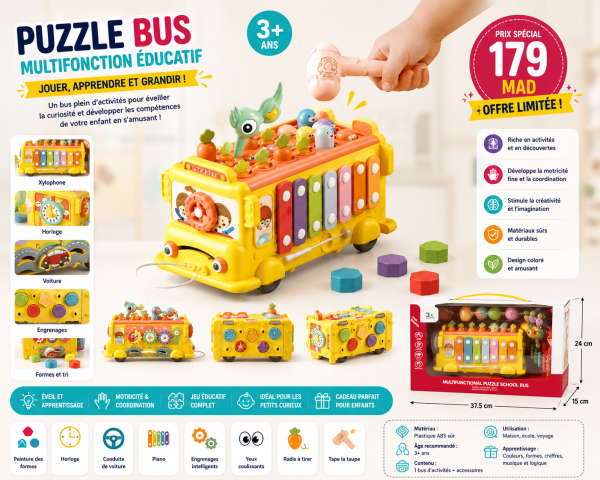 E410EF8C-6CDA-494B-A62A-1C2EEF654F72 Puzzle Bus Multifonction Éducatif