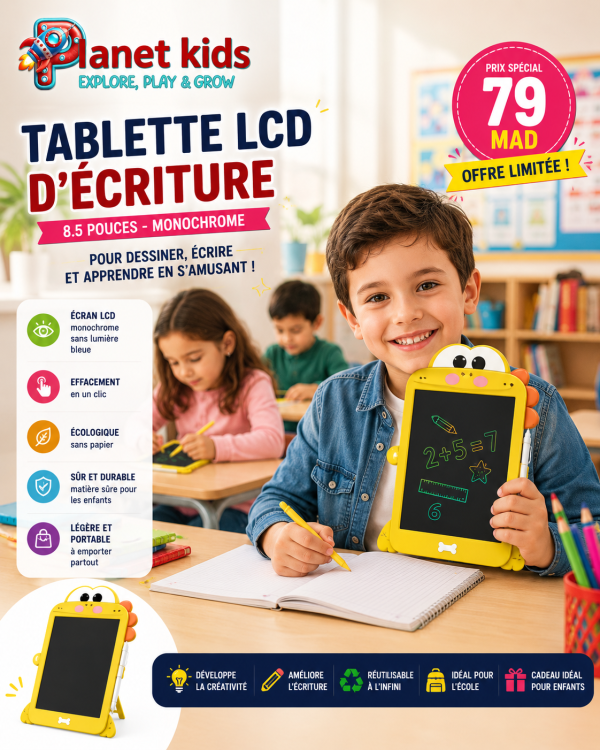 Tablette LCD d’Écriture 8,5 Pouces