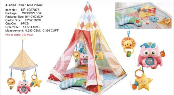 Screenshot Tente d’Éveil Bébé 4 Côtés avec Jouets Suspendus