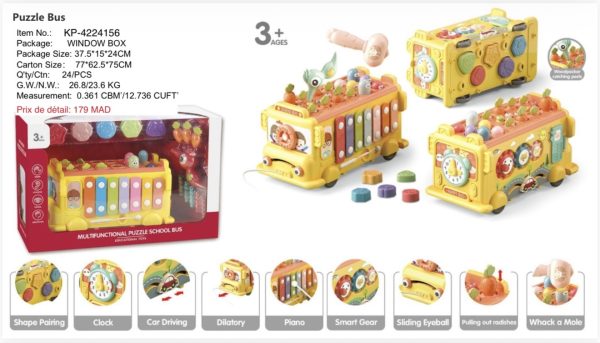 Screenshot Puzzle Bus Multifonction Éducatif