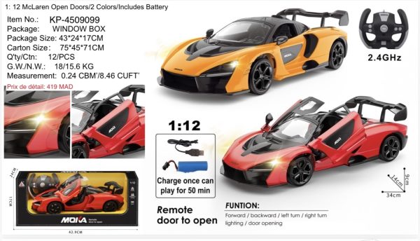 Screenshot Voiture Télécommandée Style McLaren