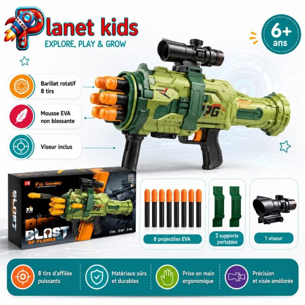 Lanceur de projectiles en mousse EVA