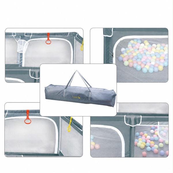 e74f4466-d11e-4a5d-a6a3-59b0ea7eb16d Parc de jeu pliable pour bébé avec barrière de sécurité 18M+