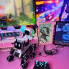 85730B7A-8CBC-4A7D-8575-F8CFDEE4C4F2 Stunt Eight-Wheel robot dog
