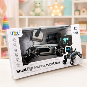 Stunt Eight-Wheel robot dog